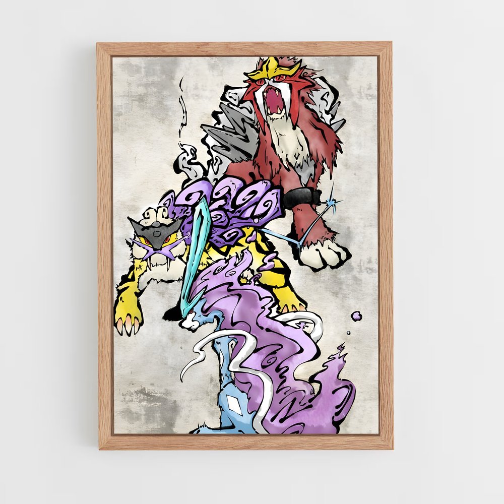 Poster Purple Phantom – affiche Pokemon (vue 4)