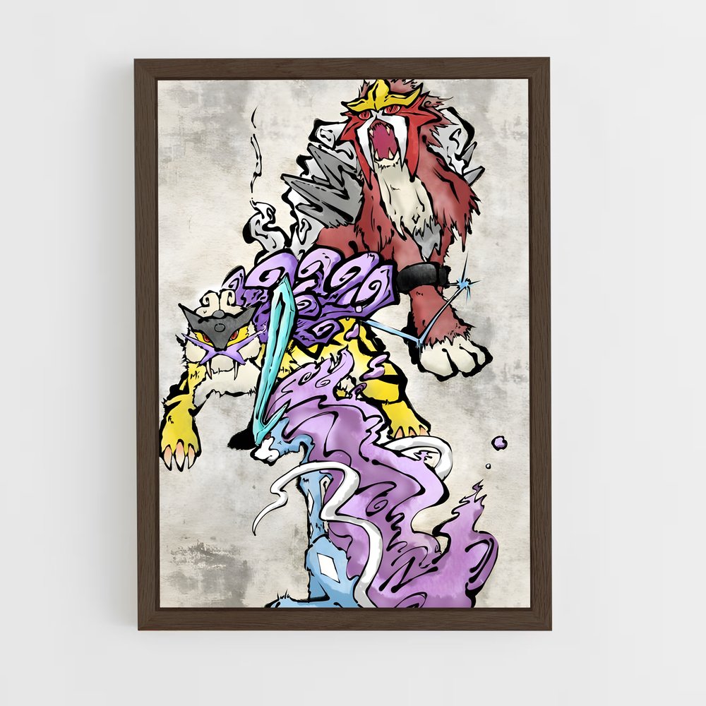 Poster Purple Phantom – affiche Pokemon (vue 5)
