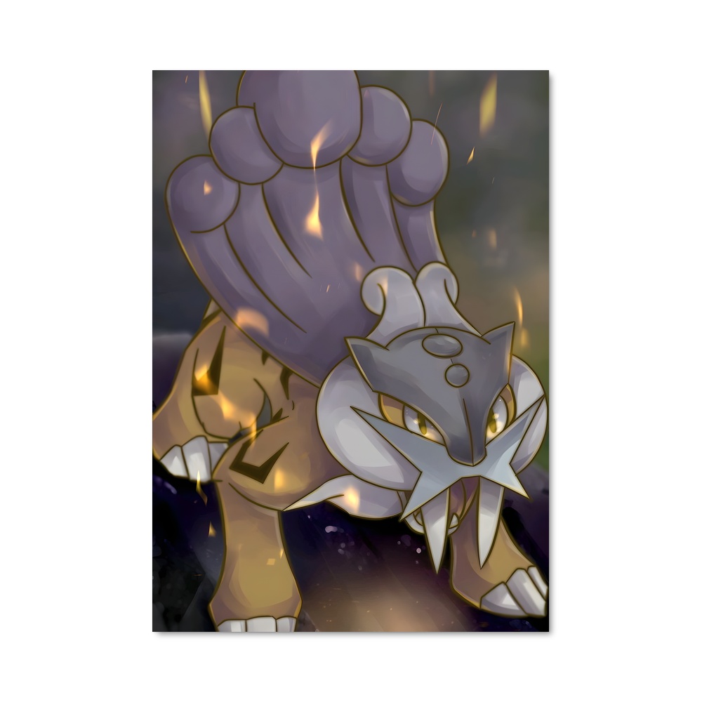 Poster Raikou charme – affiche Pokemon