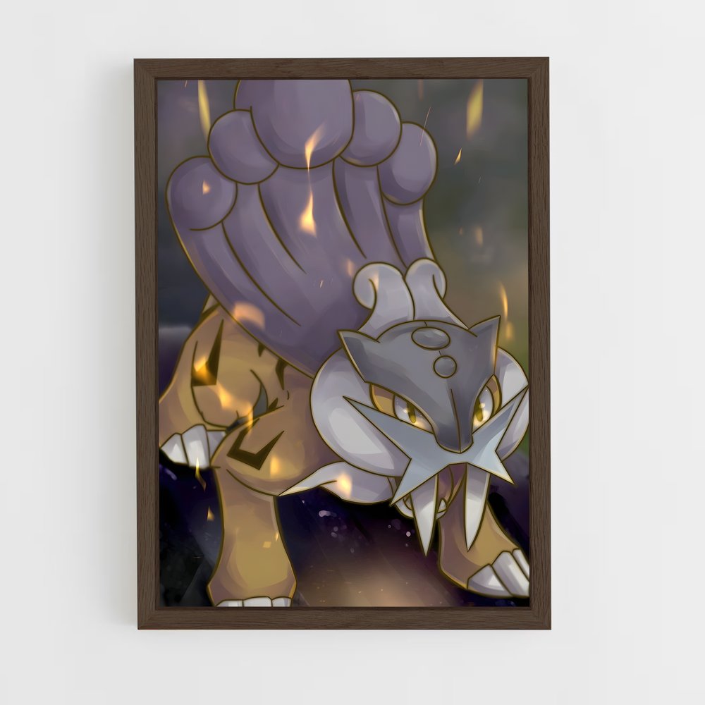 Poster Raikou charme – affiche Pokemon (vue 5)