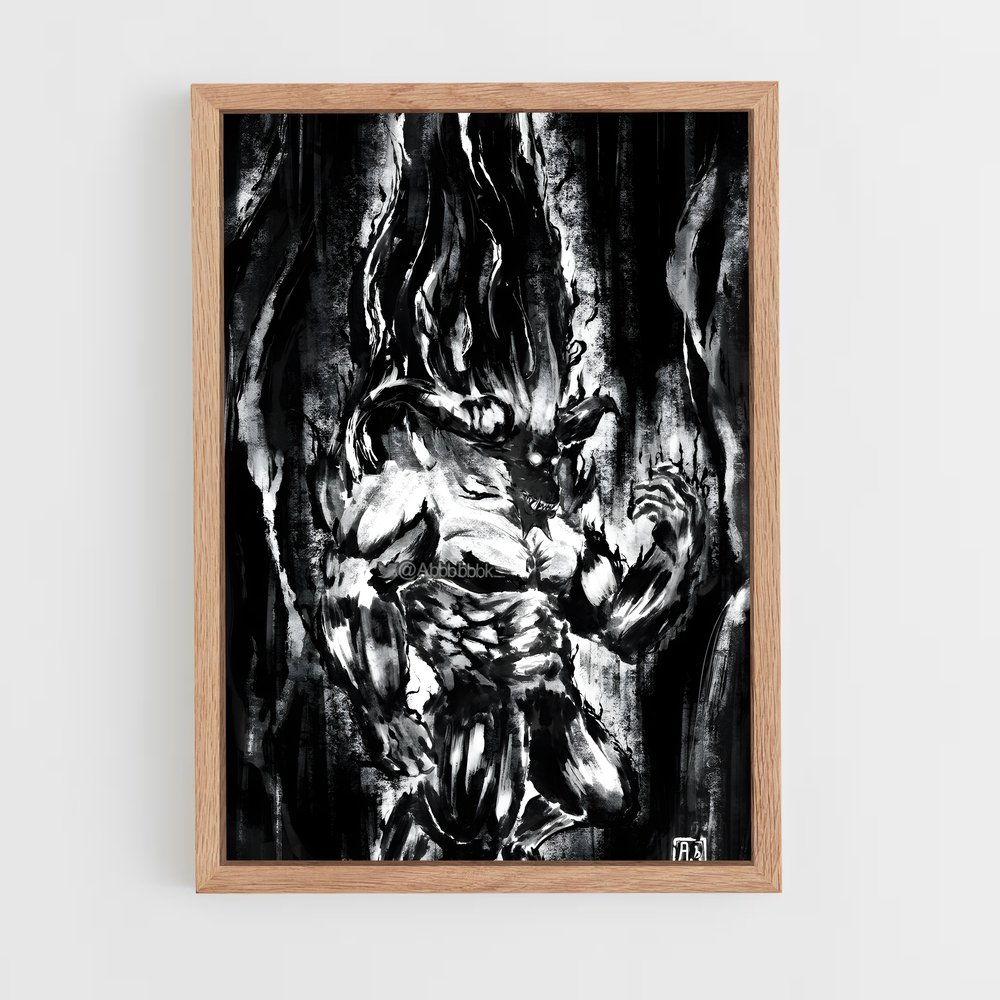 Poster Rajang Intemporelle – affiche Monster Hunter (vue 4)