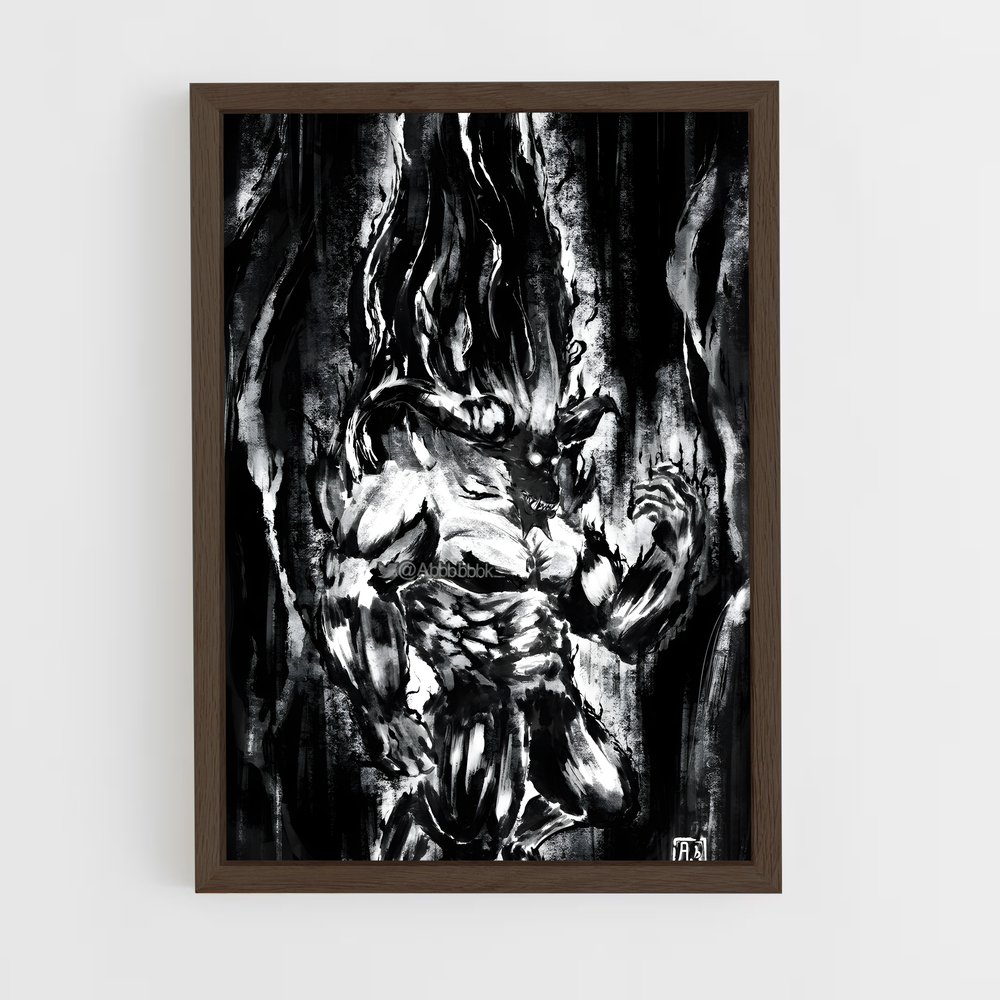 Poster Rajang Intemporelle – affiche Monster Hunter (vue 5)
