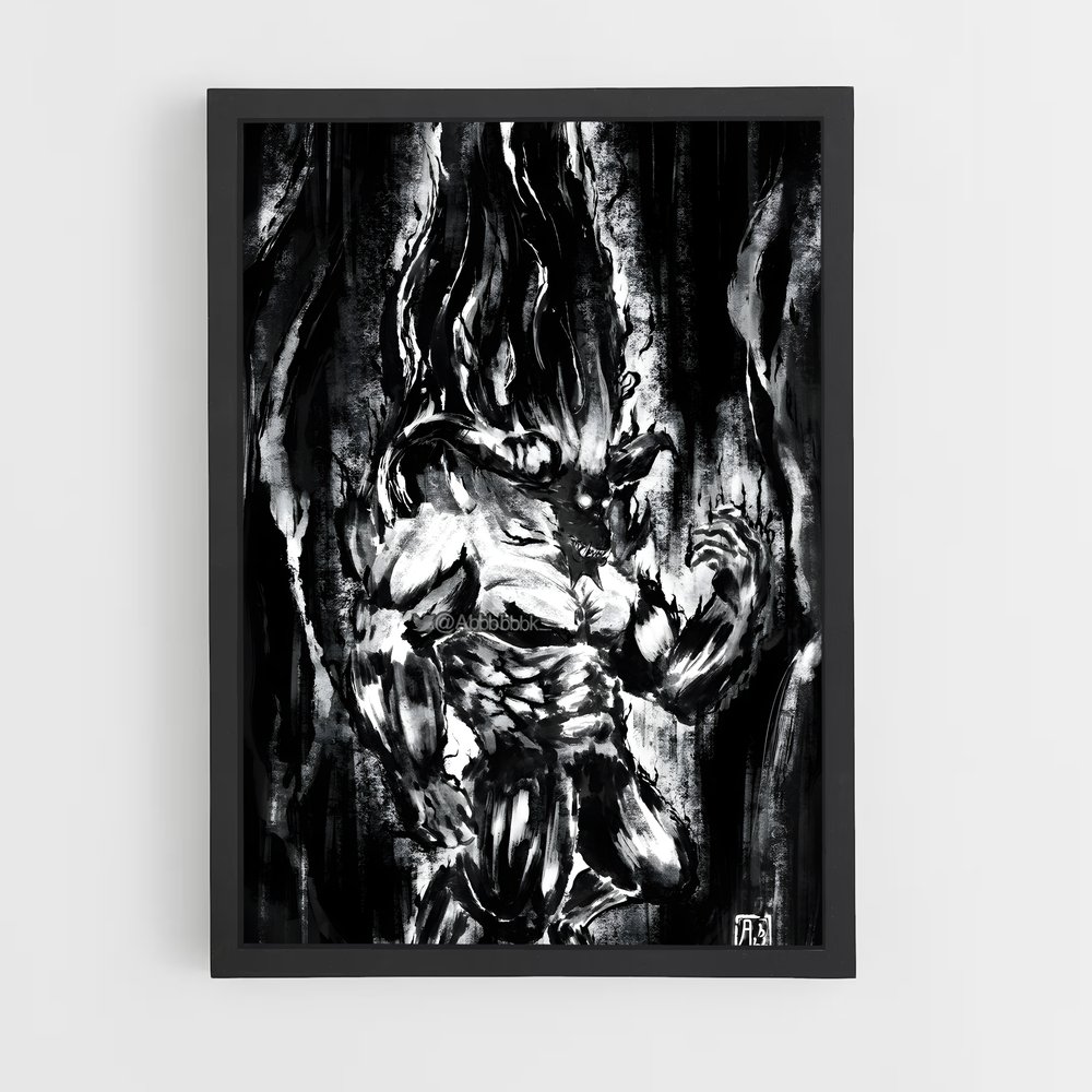 Poster Rajang Intemporelle – affiche Monster Hunter (vue 2)