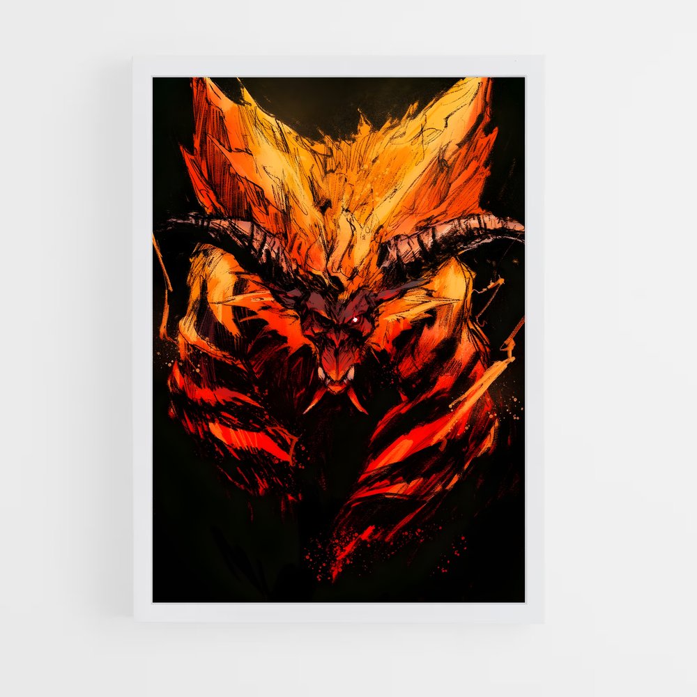 Poster Oiseau du Soleil – affiche Monster Hunter (vue 3)