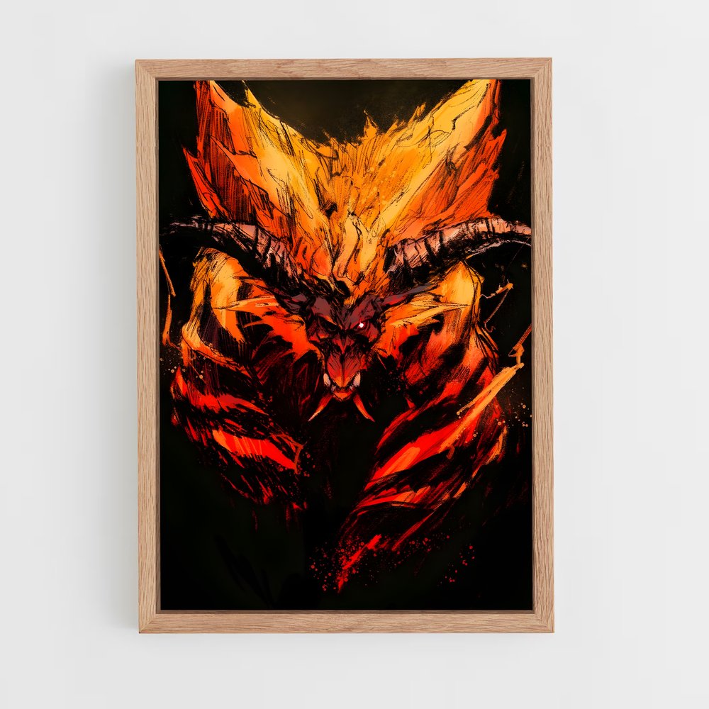 Poster Oiseau du Soleil – affiche Monster Hunter (vue 4)