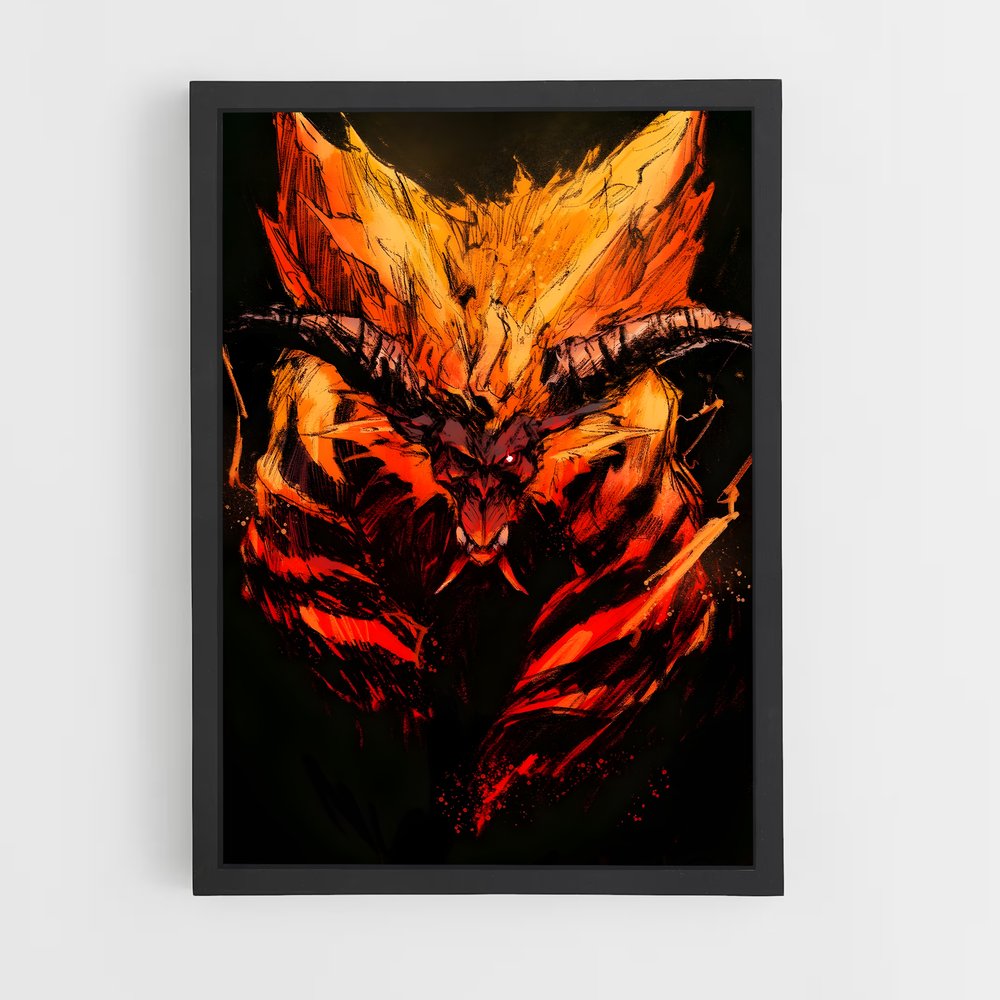 Poster Oiseau du Soleil – affiche Monster Hunter (vue 2)