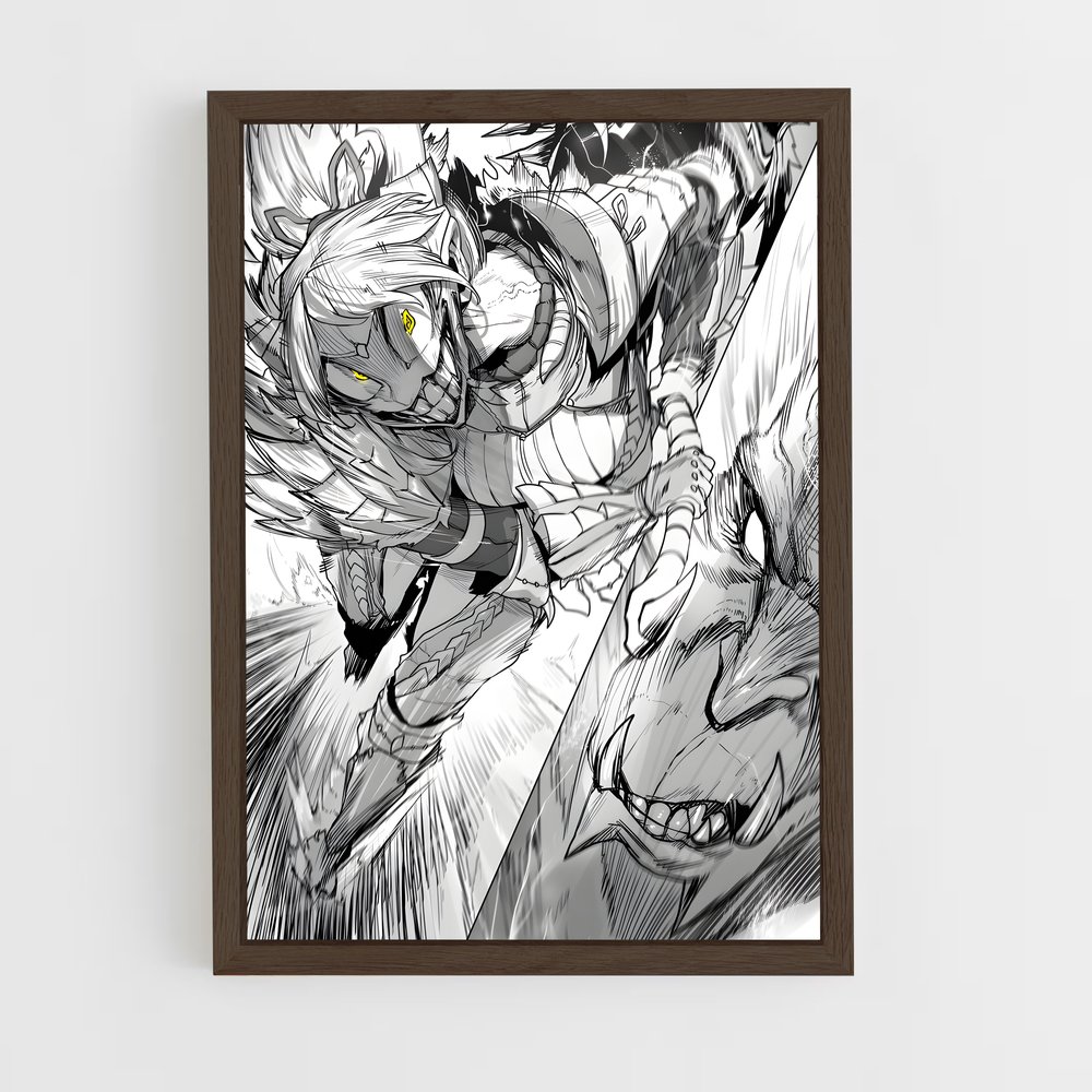 Poster L'Œil du Démon – affiche Monster Hunter (vue 5)