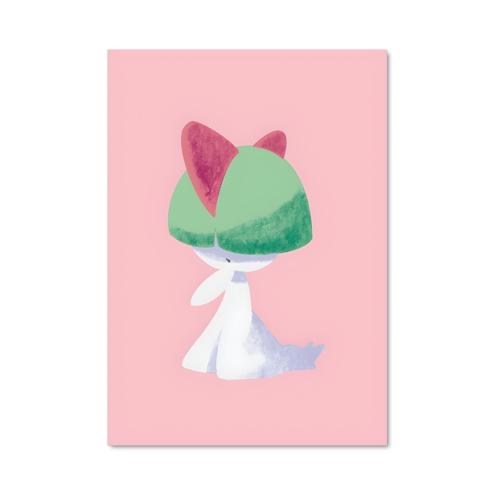 Poster Ralts en Fête – affiche Pokemon