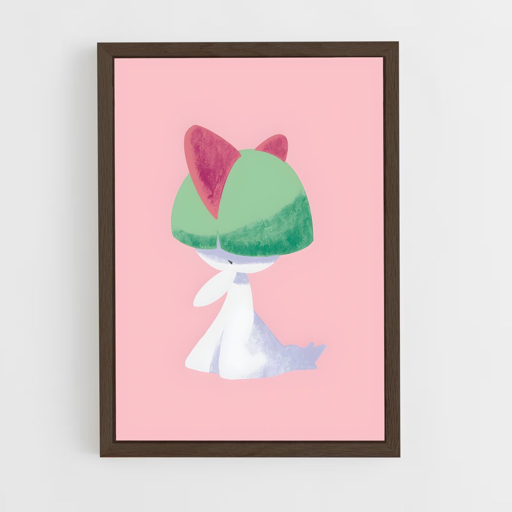 Poster Ralts en Fête – affiche Pokemon (vue 5)