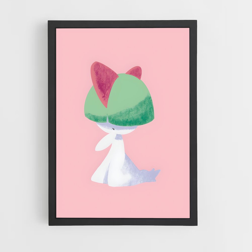 Poster Ralts en Fête – affiche Pokemon (vue 2)