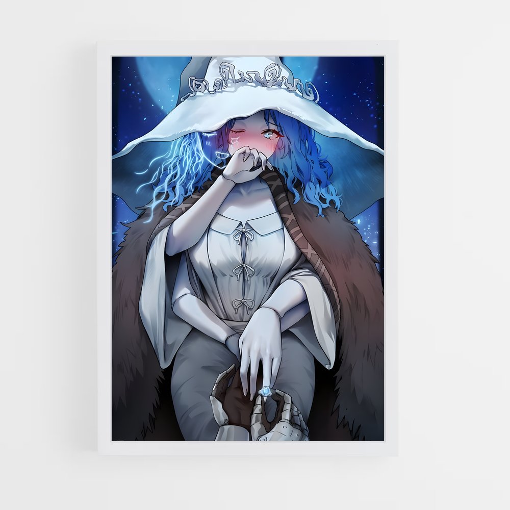 Poster Sorcière Azur – affiche Elden Ring (vue 3)