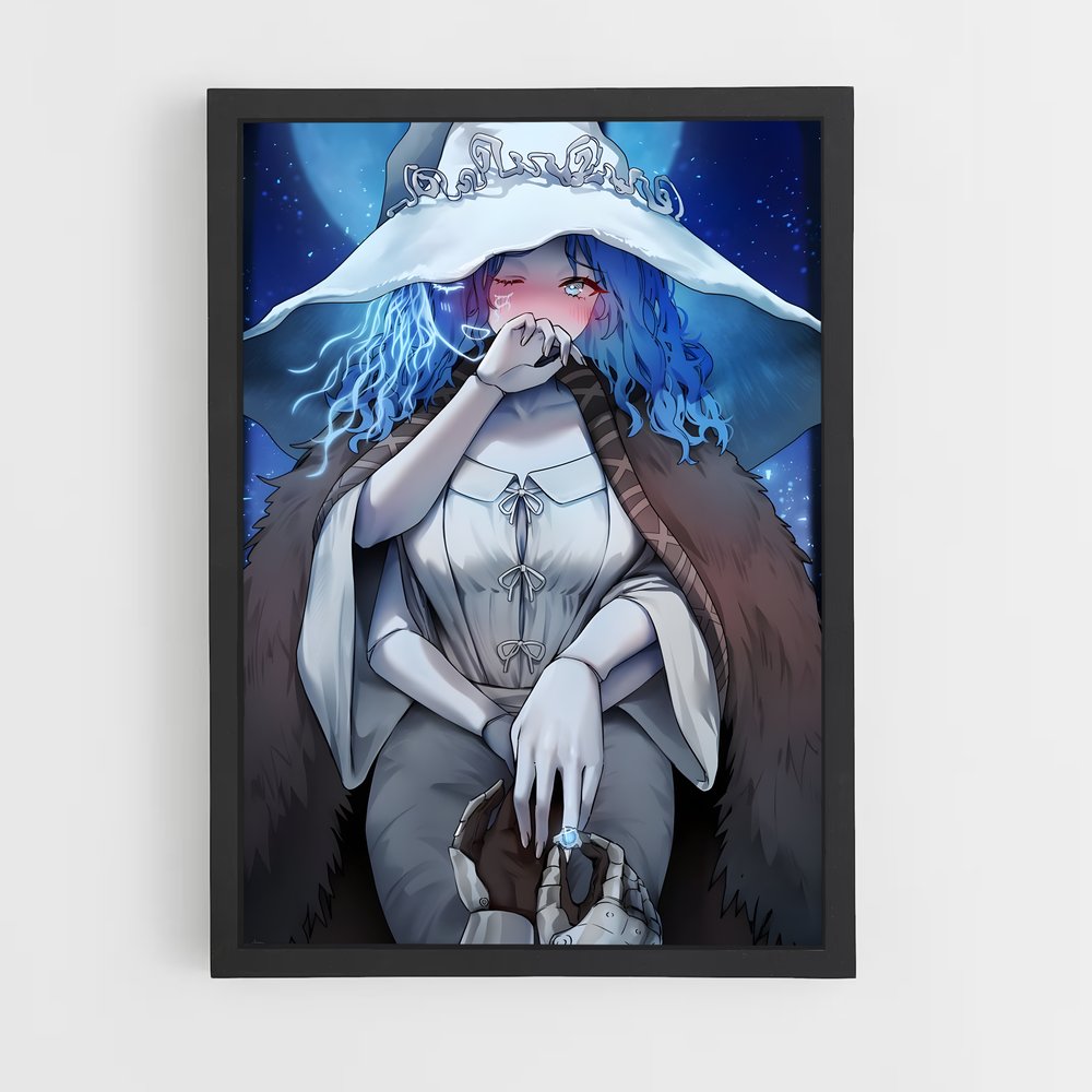 Poster Sorcière Azur – affiche Elden Ring (vue 2)