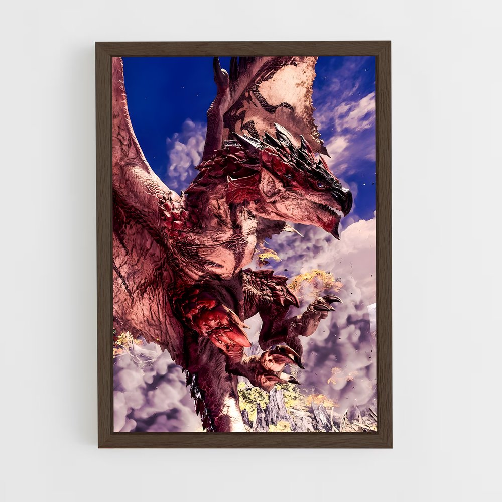 Poster Rathalos en Furie – affiche Monster Hunter (vue 5)