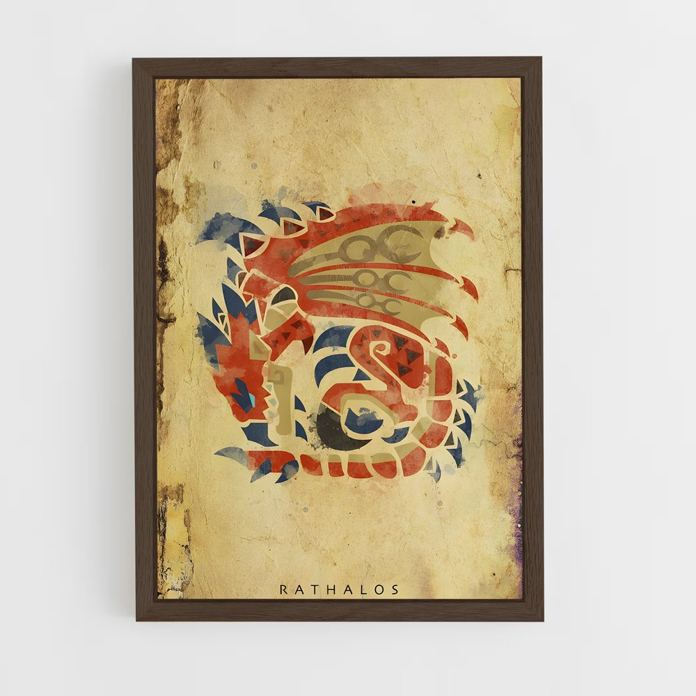 Poster Rathalos Majestueux – affiche Monster Hunter (vue 5)