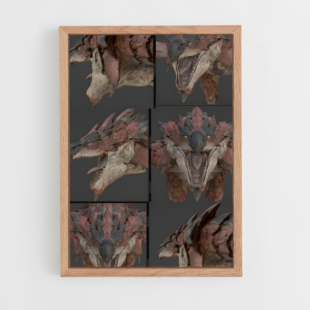Poster Dragon's Roar – affiche Monster Hunter (vue 4)