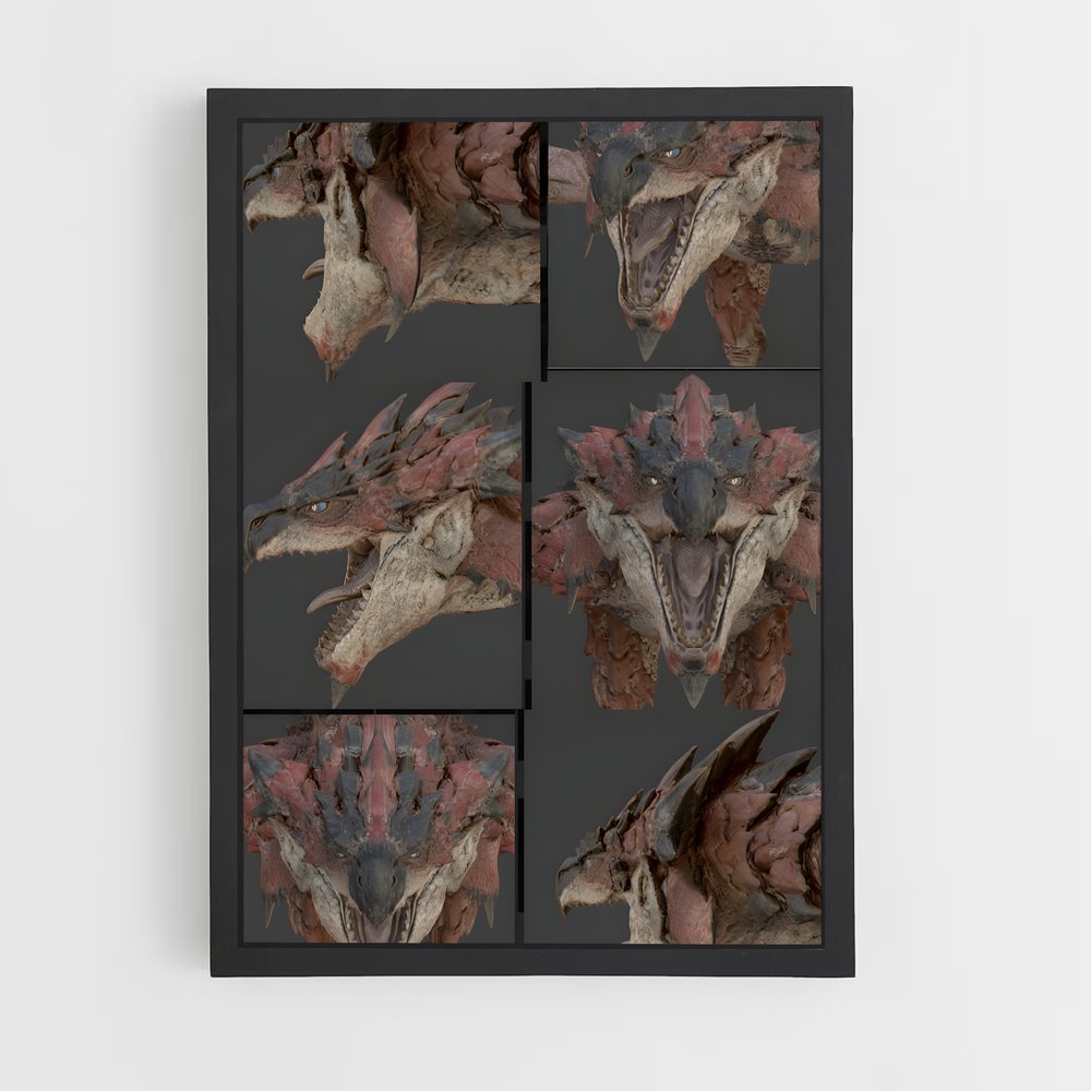 Poster Dragon's Roar – affiche Monster Hunter (vue 2)