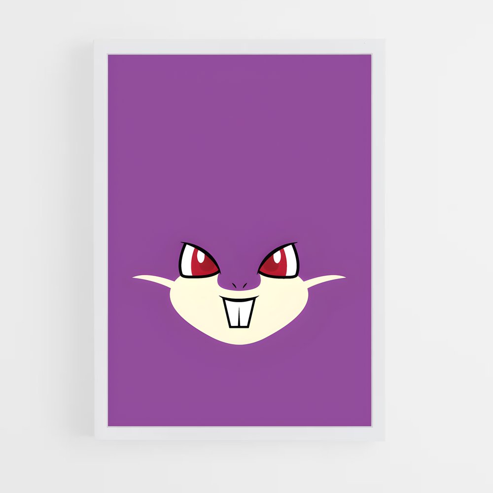 Poster Rattata Mania – affiche Pokemon (vue 3)