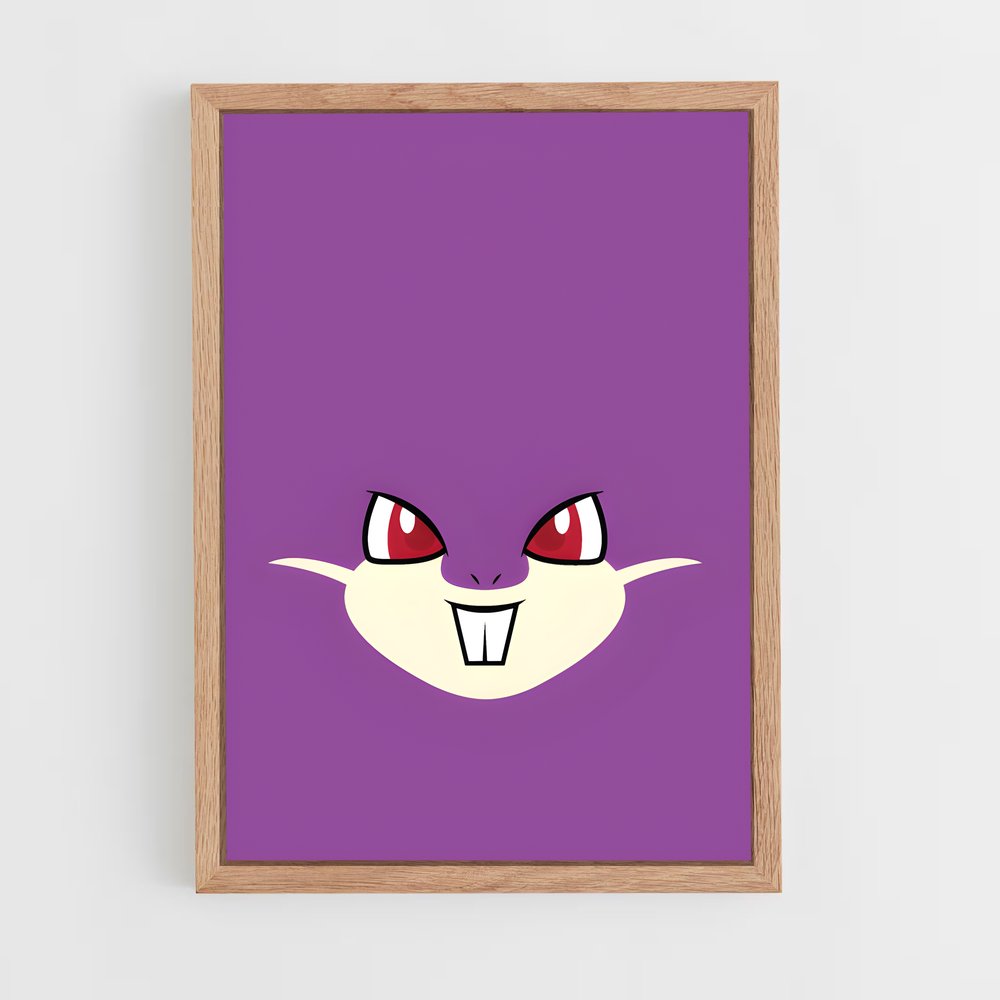 Poster Rattata Mania – affiche Pokemon (vue 4)