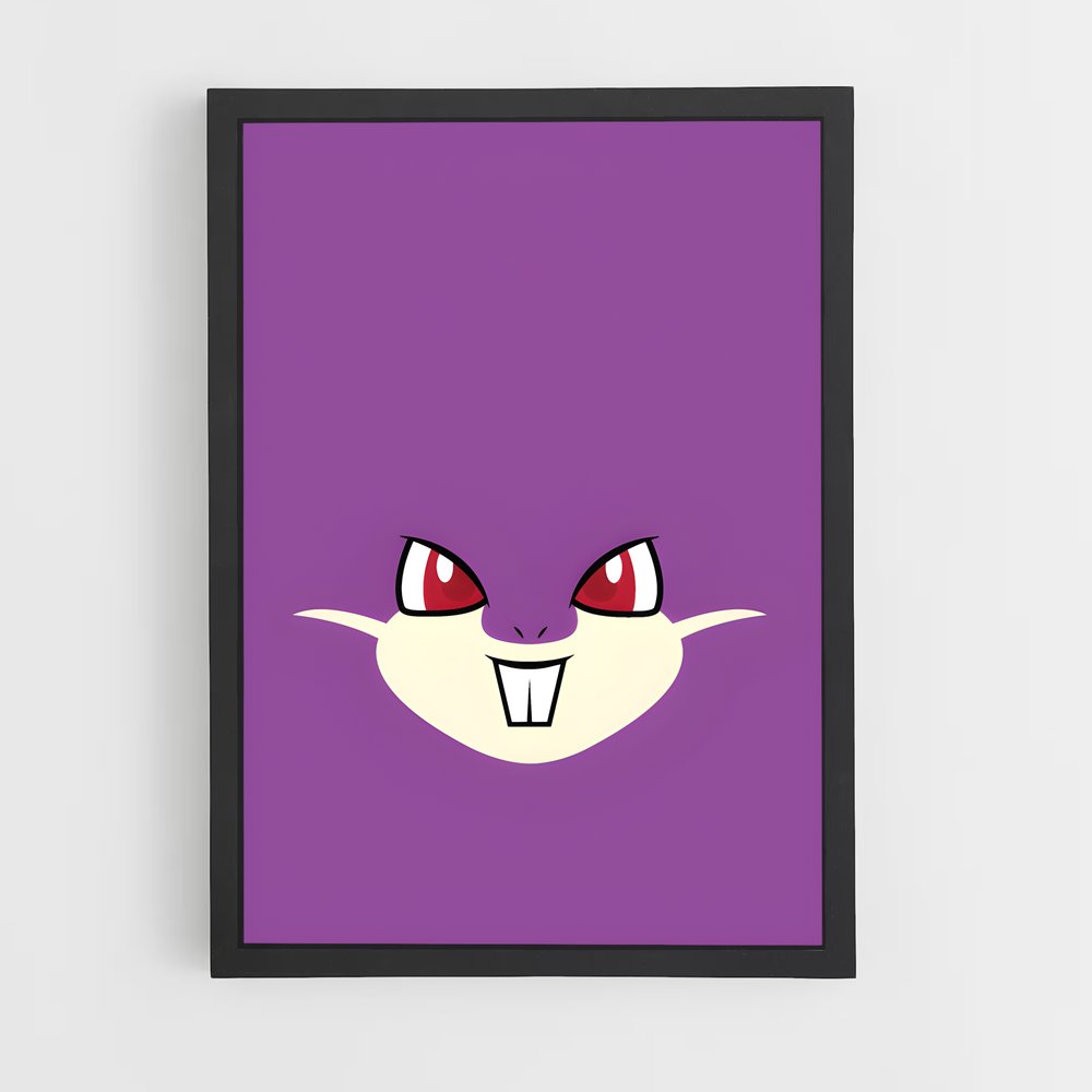 Poster Rattata Mania – affiche Pokemon (vue 2)