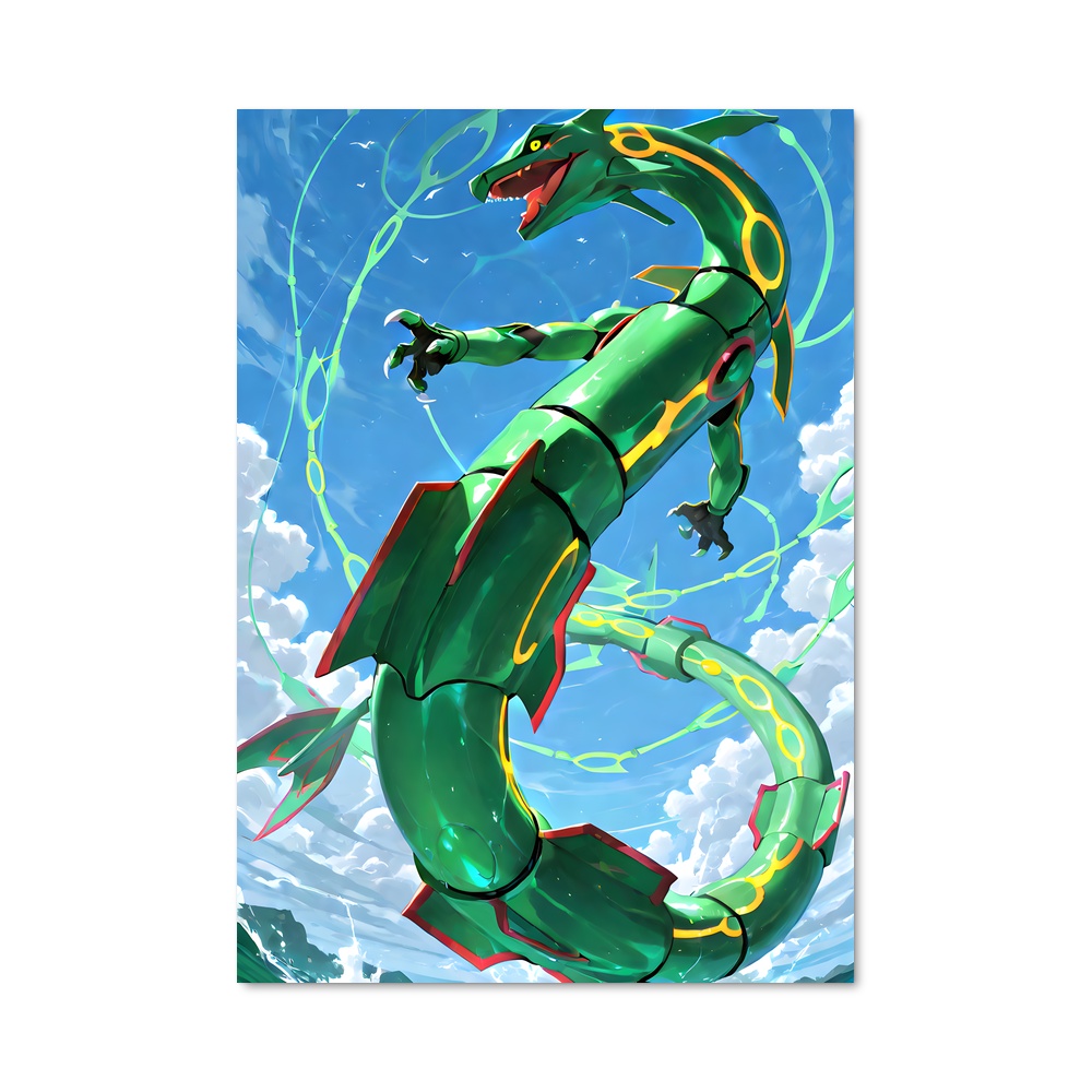 Poster L'Ascension de Rayquaza – affiche Pokemon
