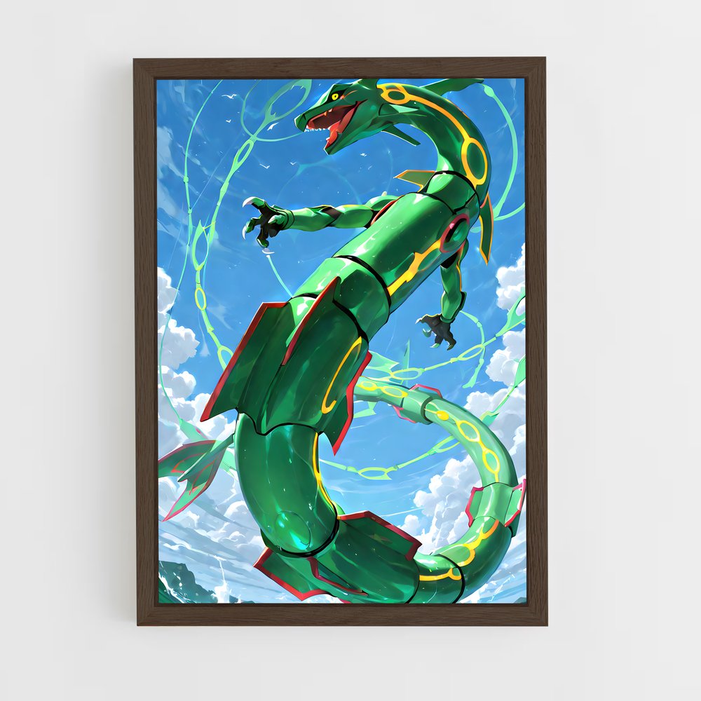 Poster L'Ascension de Rayquaza – affiche Pokemon (vue 5)