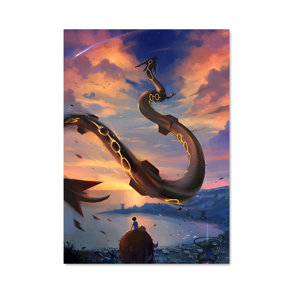 Poster Ciel Serpentin – affiche Pokemon