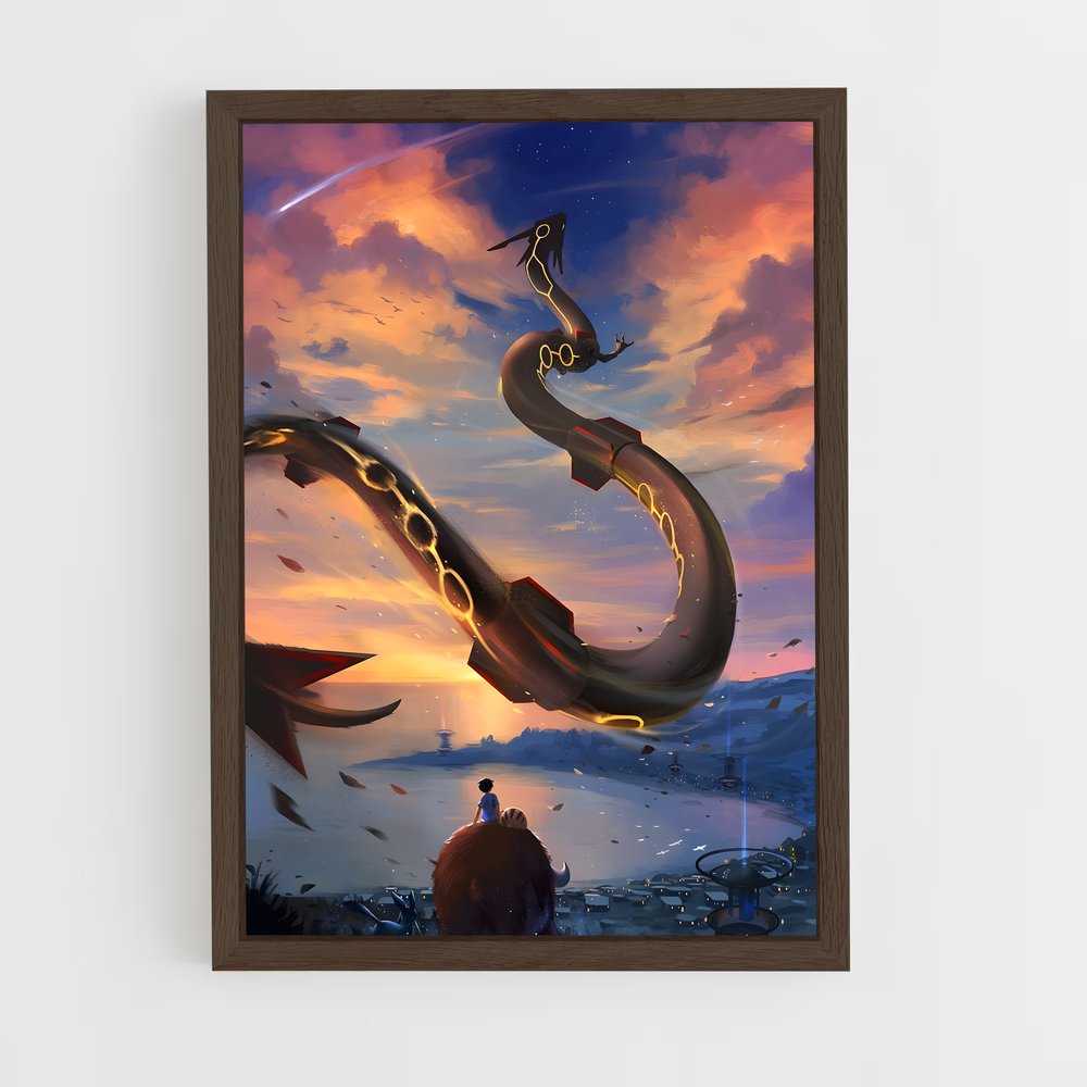 Poster Ciel Serpentin – affiche Pokemon (vue 5)