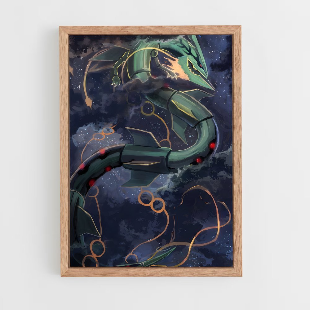 Poster Rayquaza dragon – affiche Pokemon (vue 4)