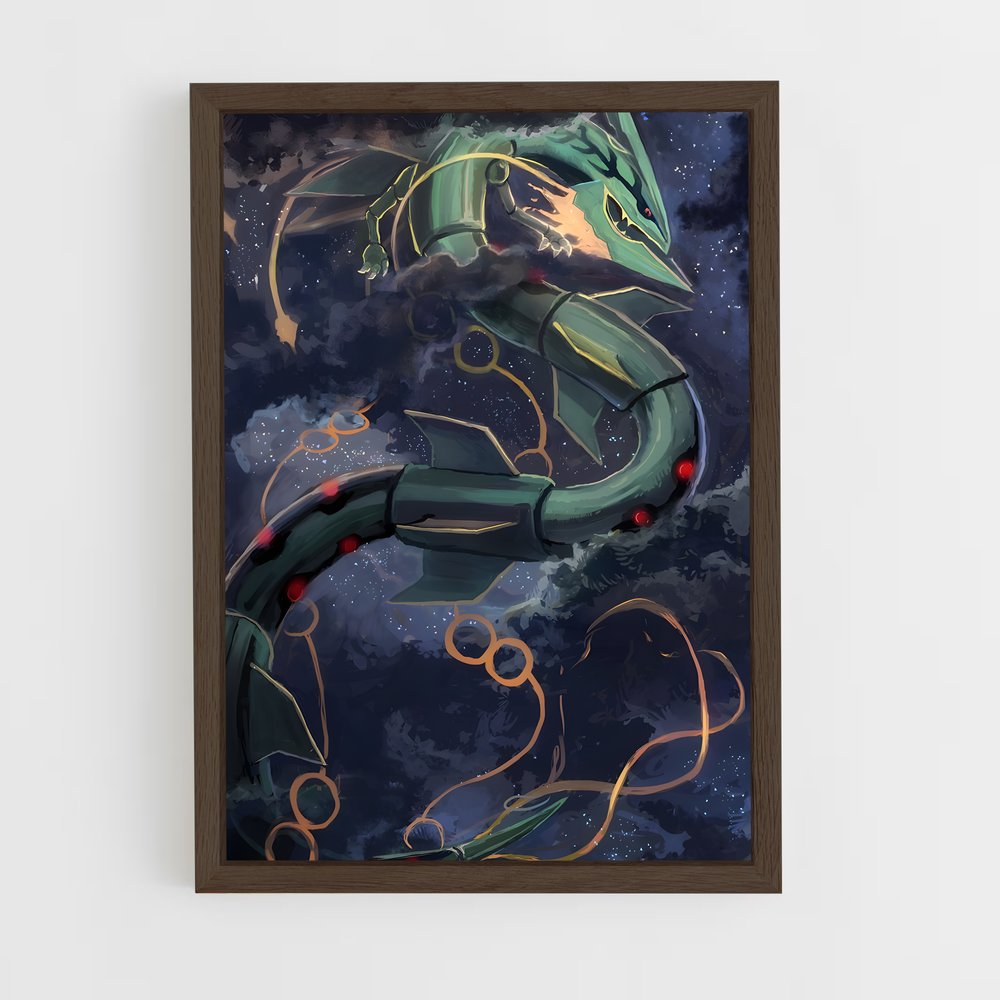 Poster Rayquaza dragon – affiche Pokemon (vue 5)