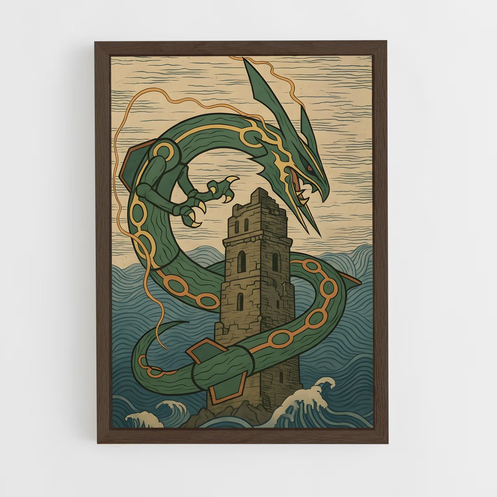 Poster Dragon et Château – affiche Pokemon (vue 5)