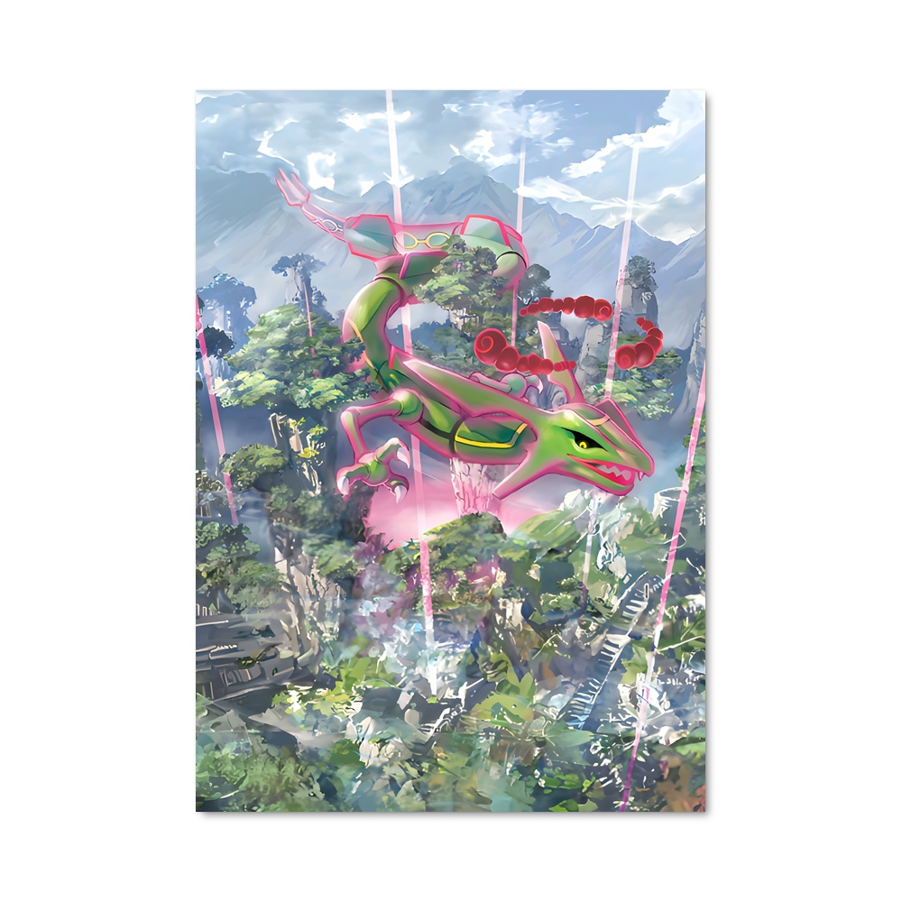 Poster Rayquaza de dragon – affiche Pokemon
