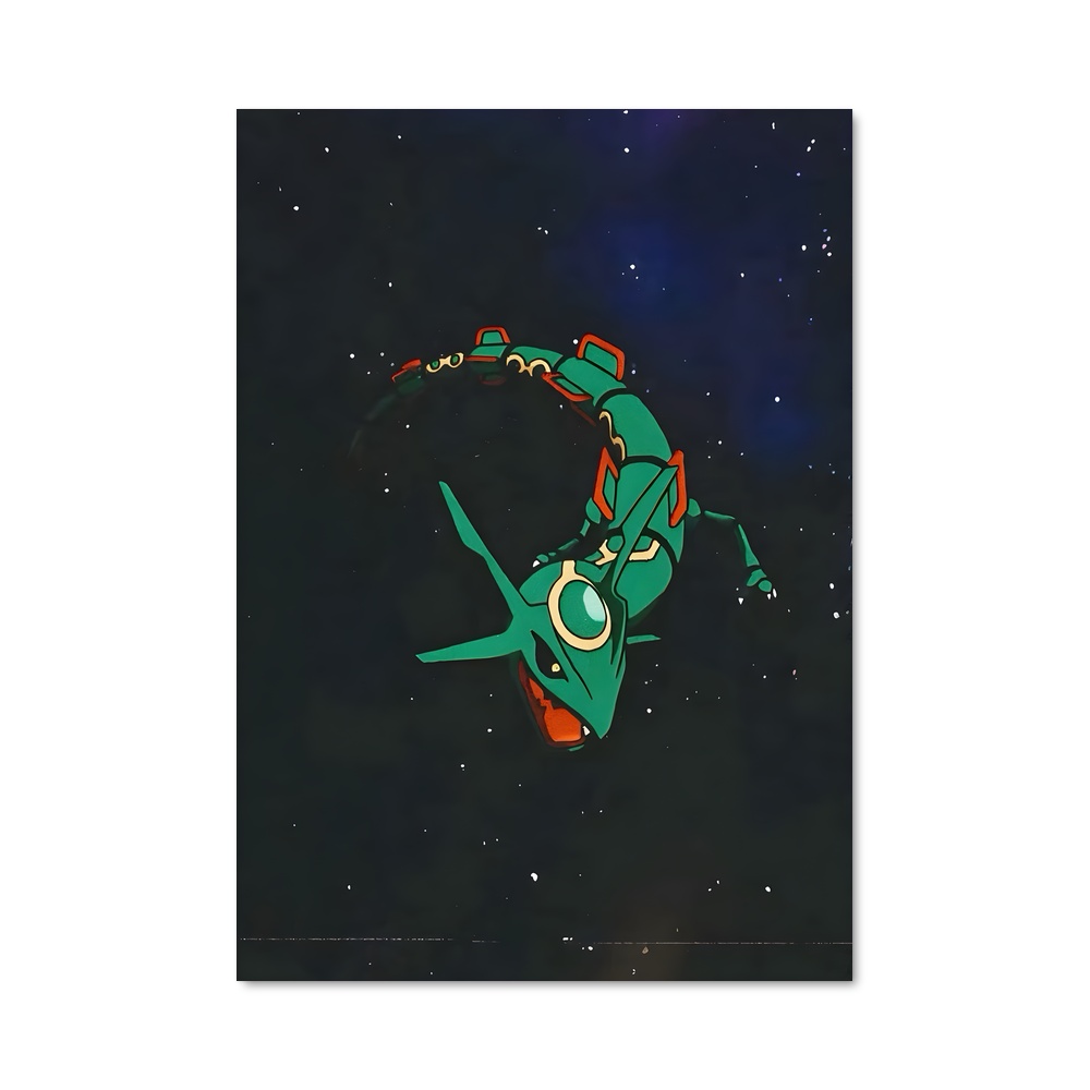 Poster Skyward Rayquaza – affiche Pokemon