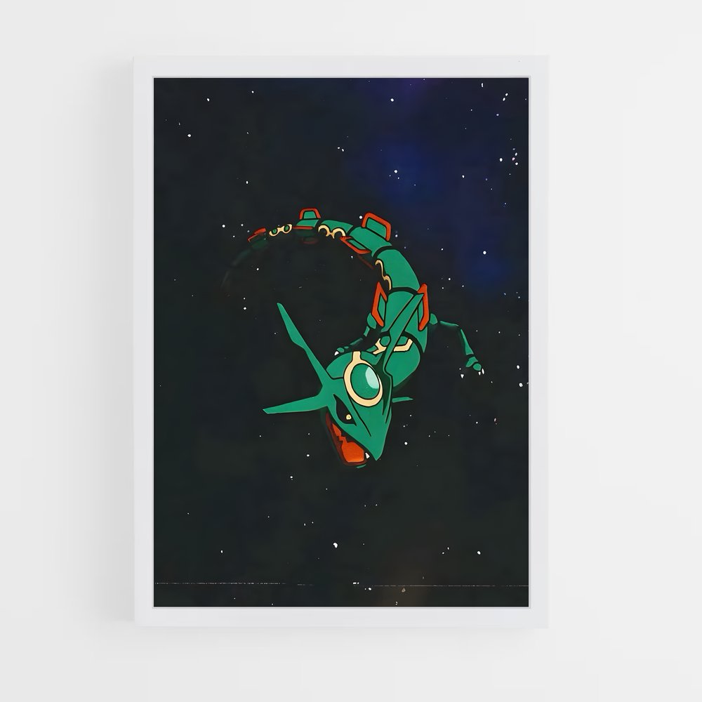 Poster Skyward Rayquaza – affiche Pokemon (vue 3)