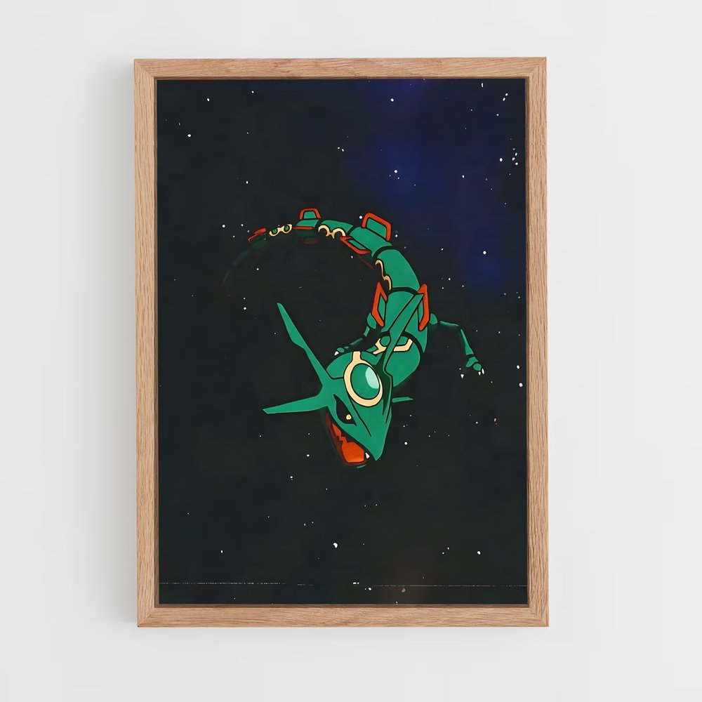 Poster Skyward Rayquaza – affiche Pokemon (vue 4)
