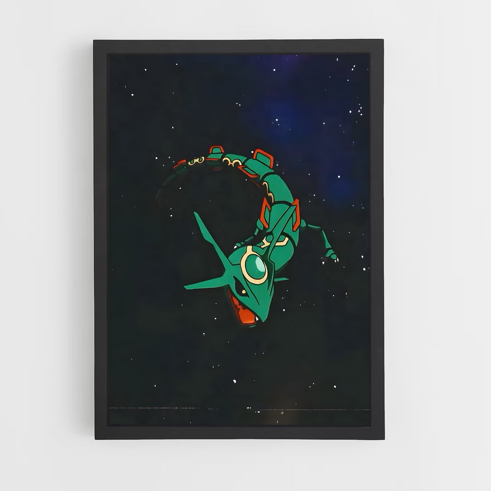 Poster Skyward Rayquaza – affiche Pokemon (vue 2)