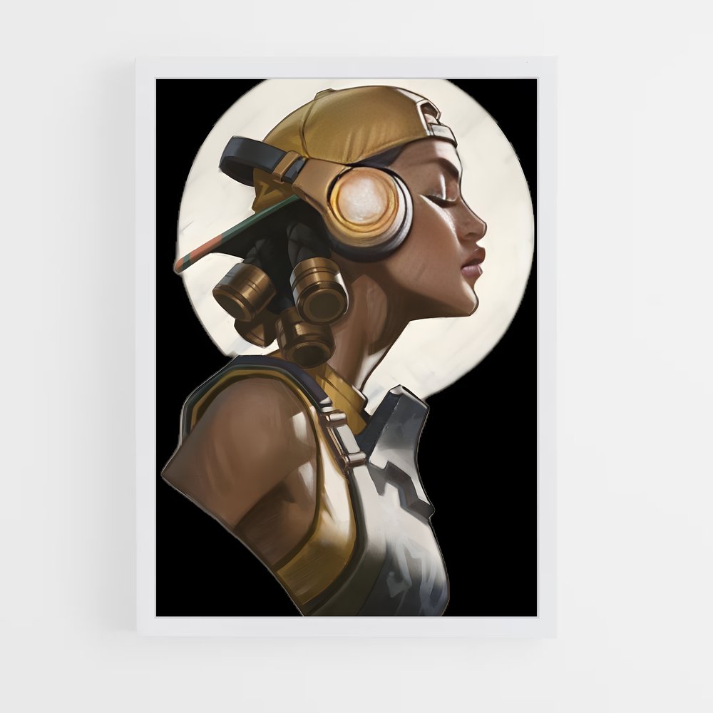 Poster Lunaire Vibes – affiche Valorant (vue 3)