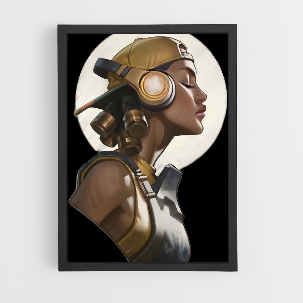 Poster Lunaire Vibes – affiche Valorant (vue 2)