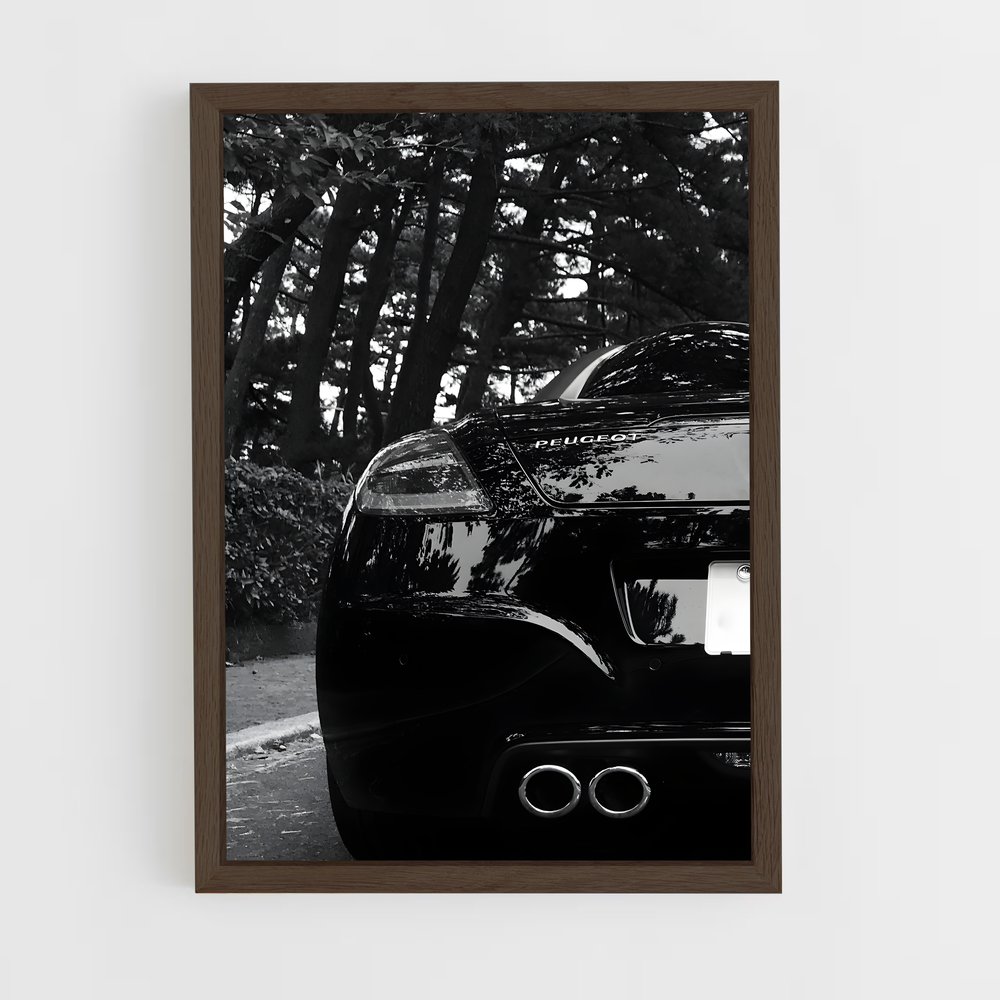 Poster splendide Rcz – affiche Peugeot (vue 5)