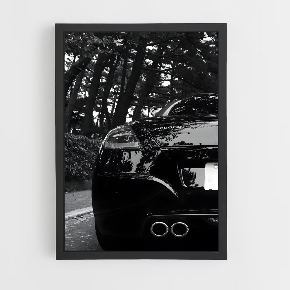 Poster splendide Rcz – affiche Peugeot (vue 2)