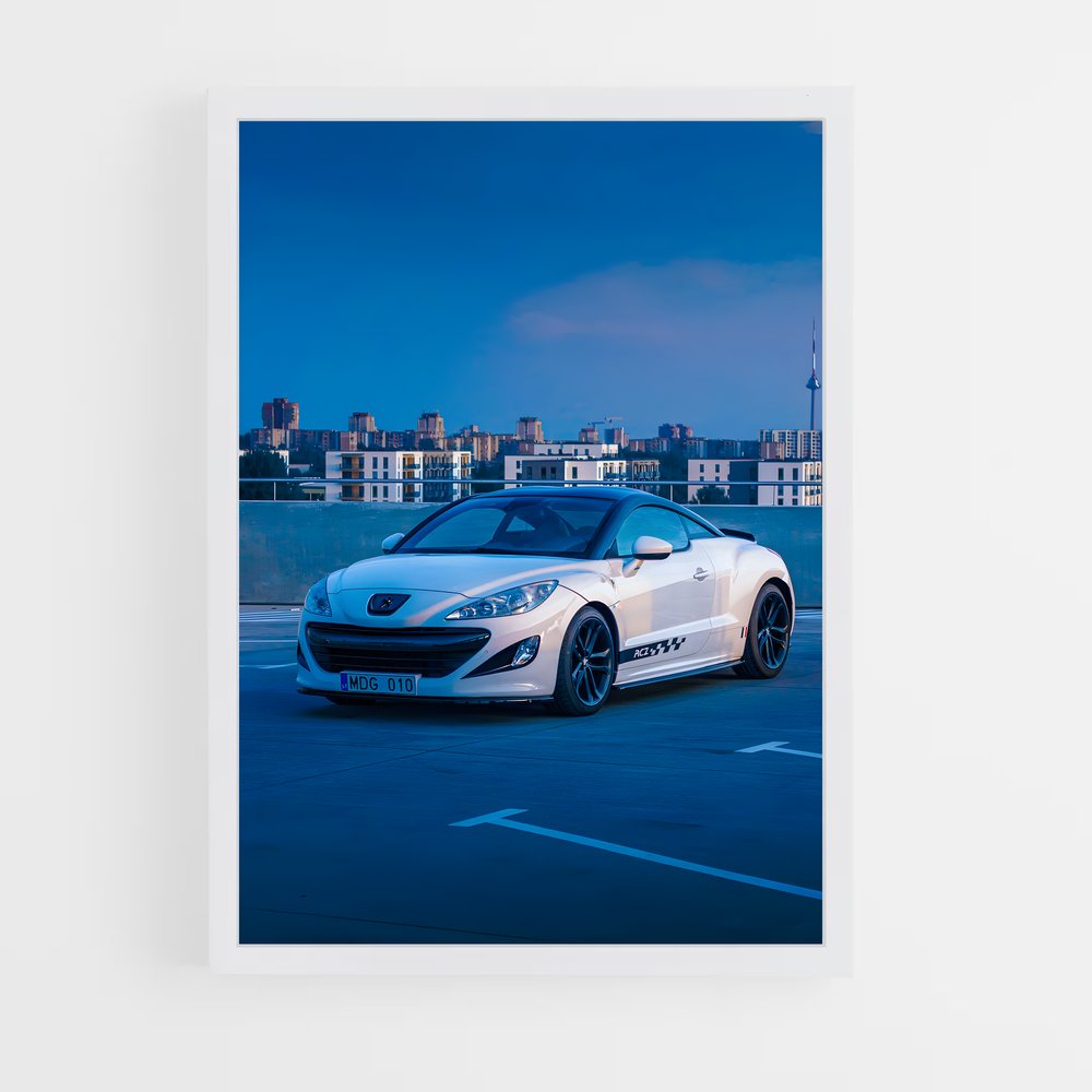 Poster Rcz splendide – affiche Peugeot (vue 3)