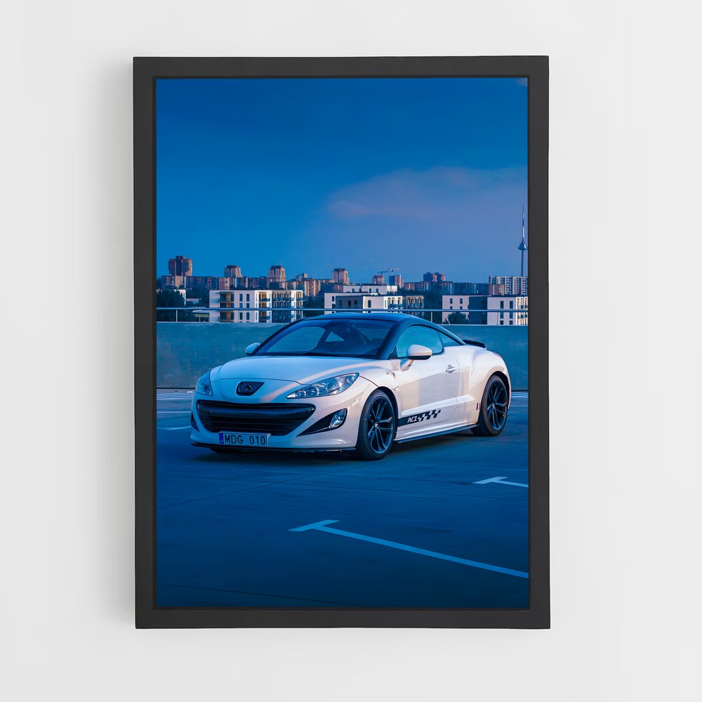 Poster Rcz splendide – affiche Peugeot (vue 2)