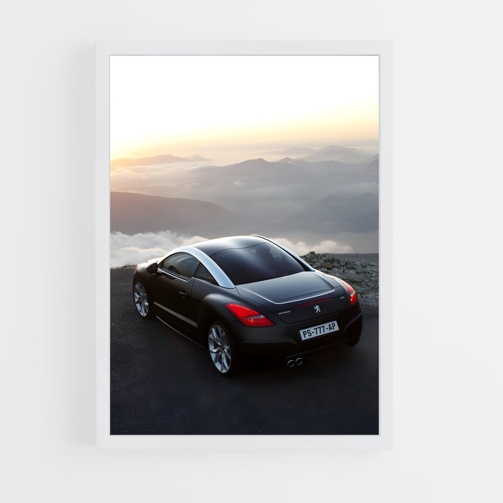 Poster magnifique Rcz – affiche Peugeot (vue 3)