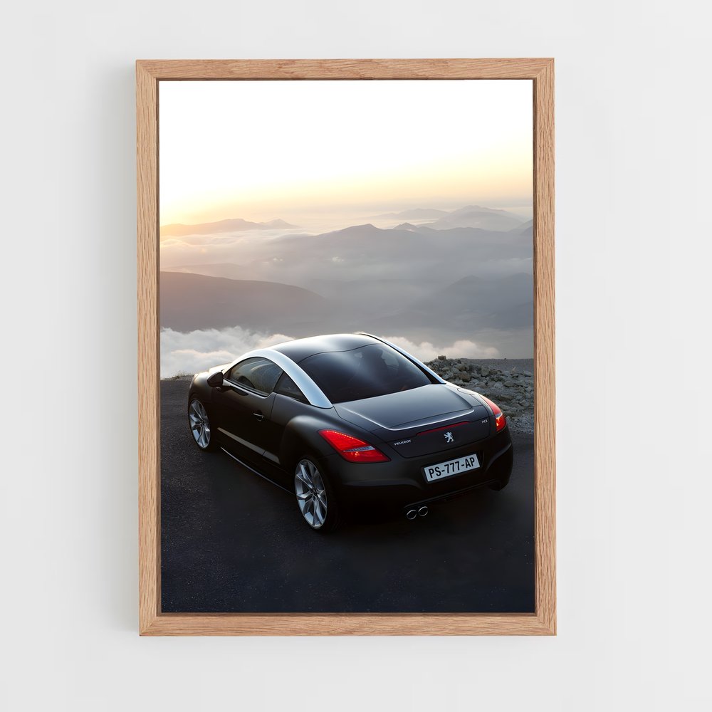 Poster magnifique Rcz – affiche Peugeot (vue 4)