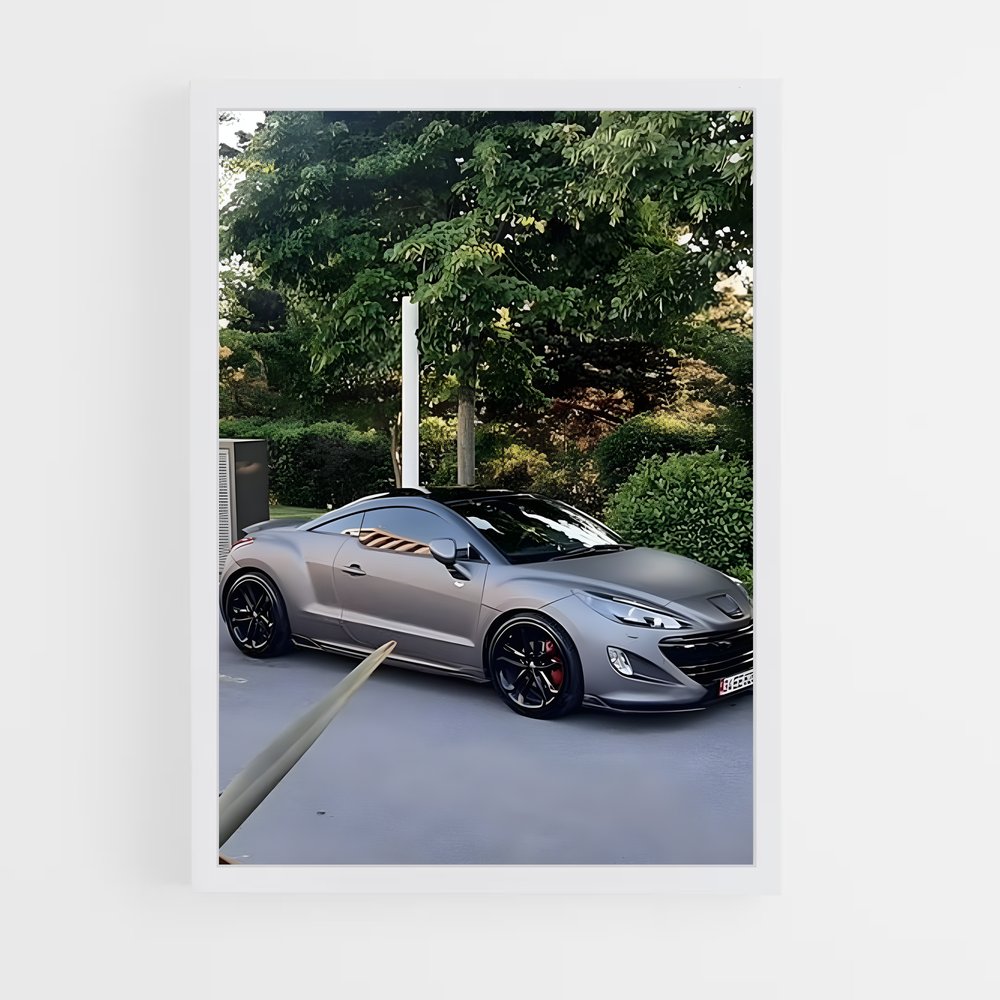 Poster Éclatant Rcz – affiche Peugeot (vue 3)