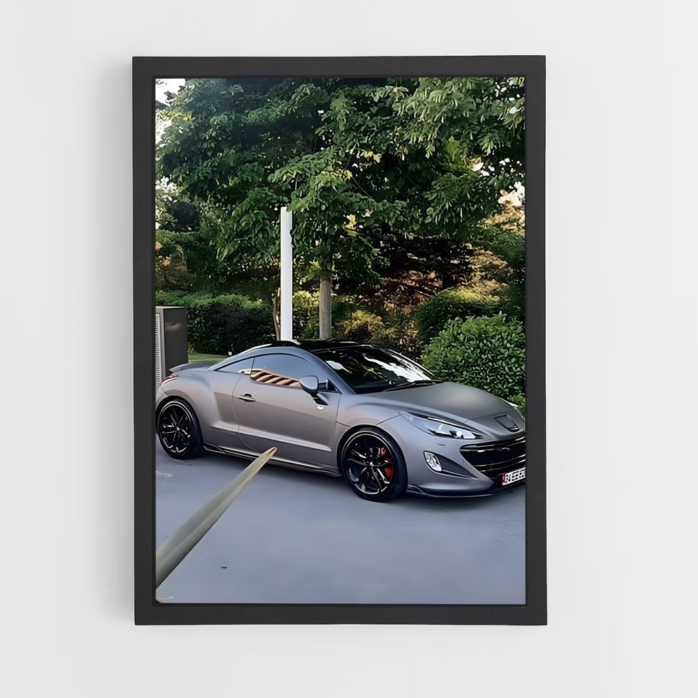 Poster Éclatant Rcz – affiche Peugeot (vue 2)