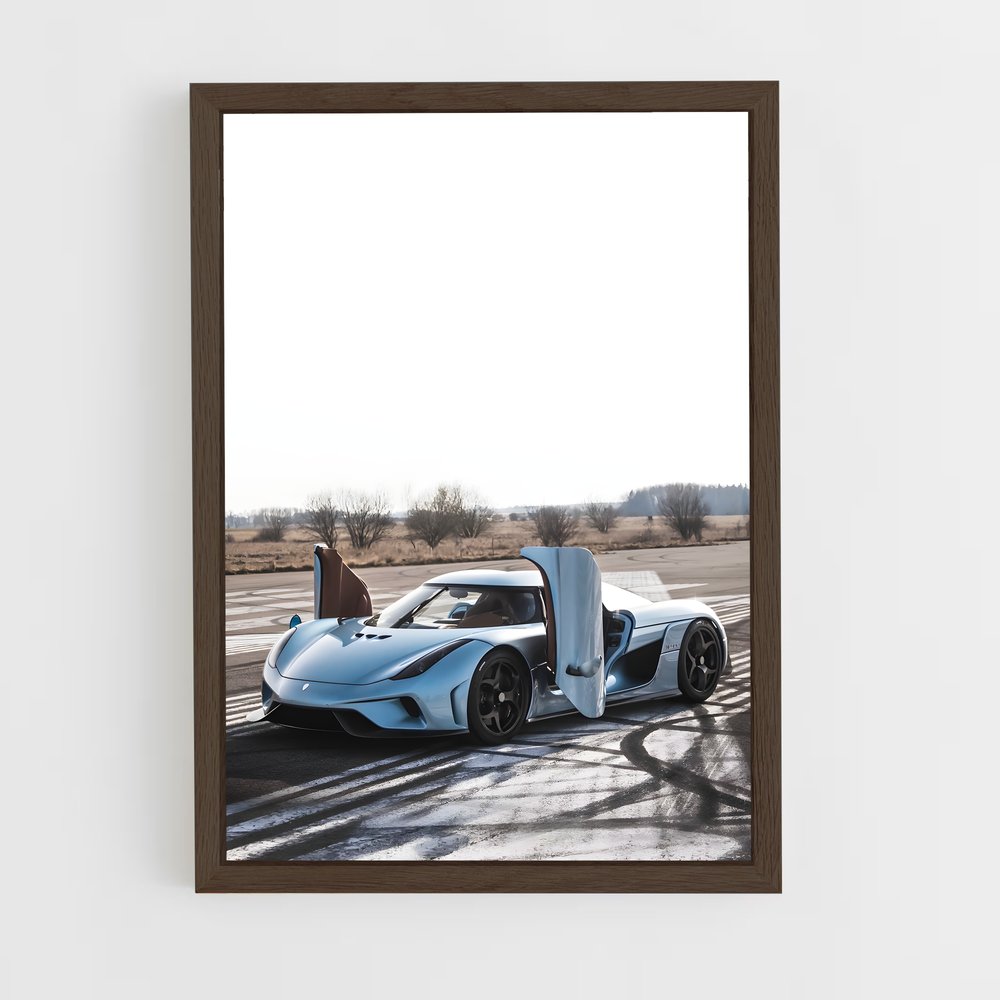 Poster Vitesse élégance renforce – affiche Koenigsegg (vue 5)