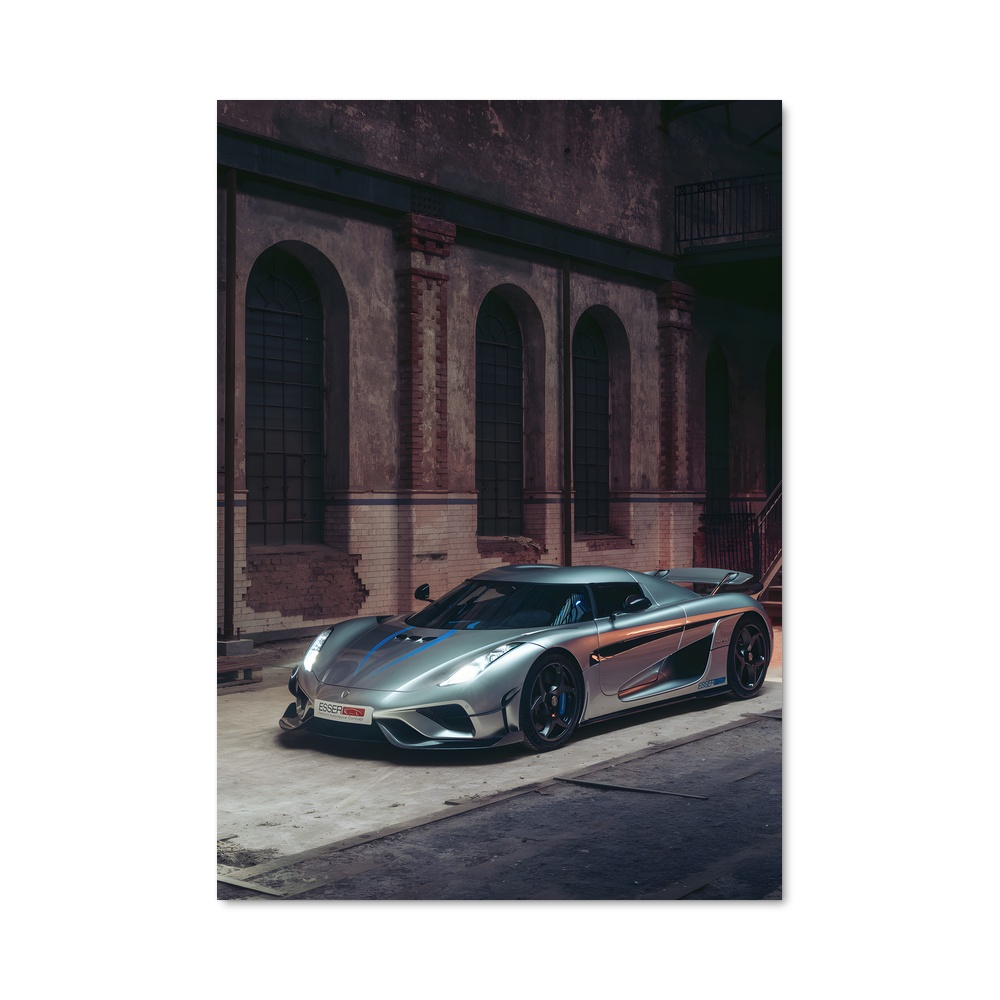 Poster beauté de vitesse