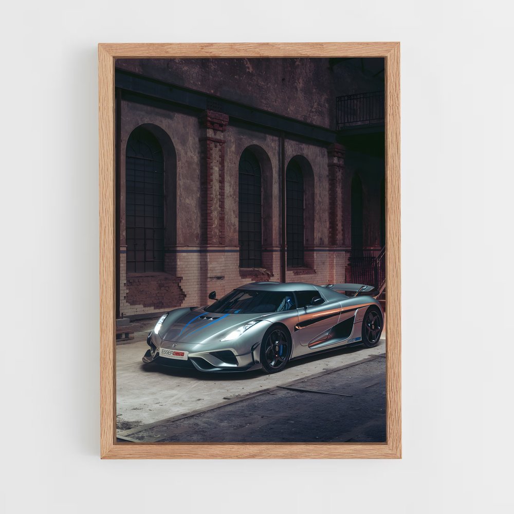 Poster beauté de vitesse – affiche Koenigsegg (vue 4)