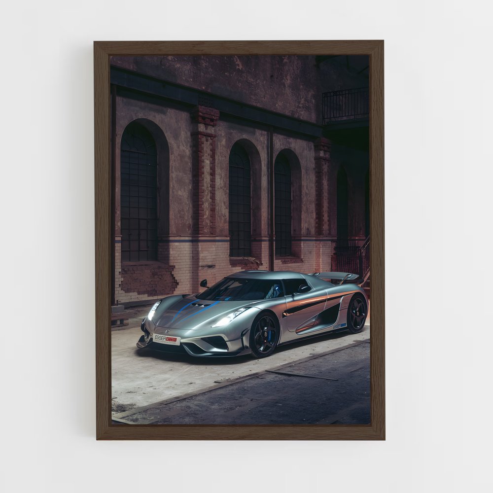 Poster beauté de vitesse – affiche Koenigsegg (vue 5)