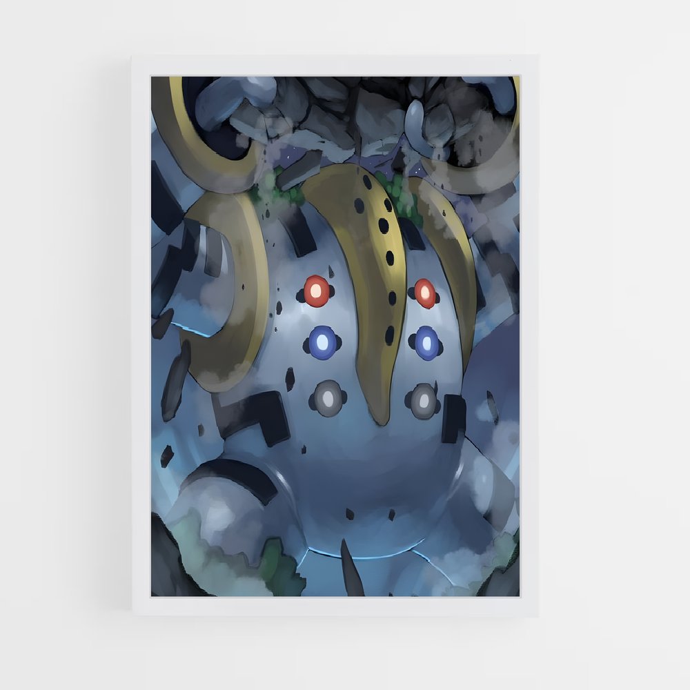 Poster Le Démon Cornu – affiche Pokemon (vue 3)